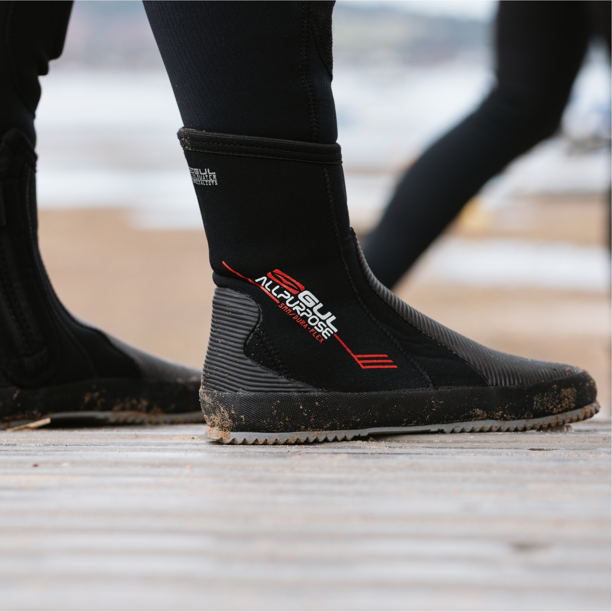 2025 GUL 5mm All Purpose Zipped Neoprene Boots BO1276-B8 - Black